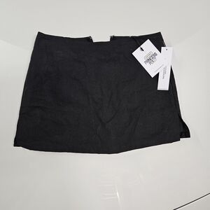 Princess Polly Black Gigi mini skort